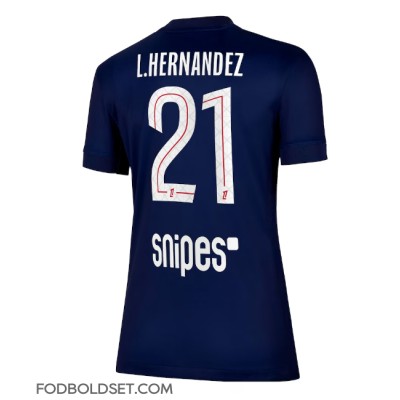 Paris Saint-Germain Lucas Hernandez #21 Hjemmebanetrøje Dame 2025-26 Kortærmet Paris Saint-Germain Lucas Hernandez #21 Hjemmebanetrøje Dame 2025-26 Kortærmet